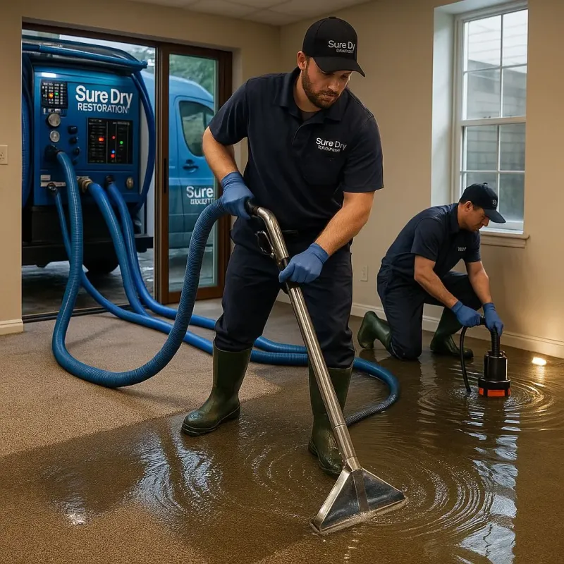 Water Extraction and Removal process in Fox River Grove, IL